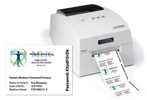 LX400e Medical Password Printout Patient-Medium