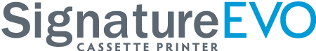 Signature EVO Cassette Printer Logo