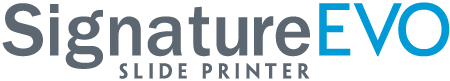 Signature EVO Slide Printer Logo